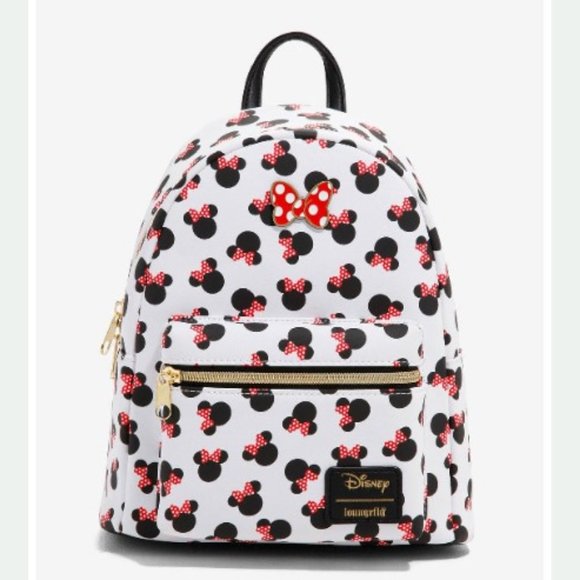 Loungefly Bags Loungefly Disney Backpack Minnie Mouse Heads Mini
